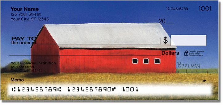 Barns Close Up Personal Checks - Personal Checks
