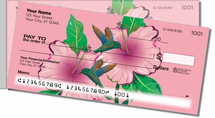 Hummingbird Side Tear Personal Checks - Personal Checks