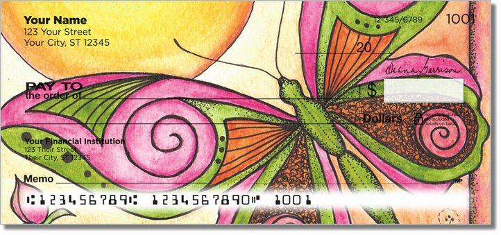 Cool Check Whimsical Wings Personal Checks - Personal Checks